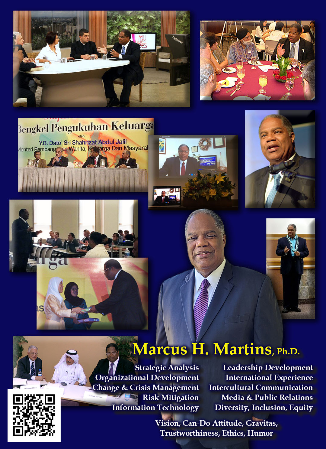 Dr. Marcus H. Martins' Visual Resume